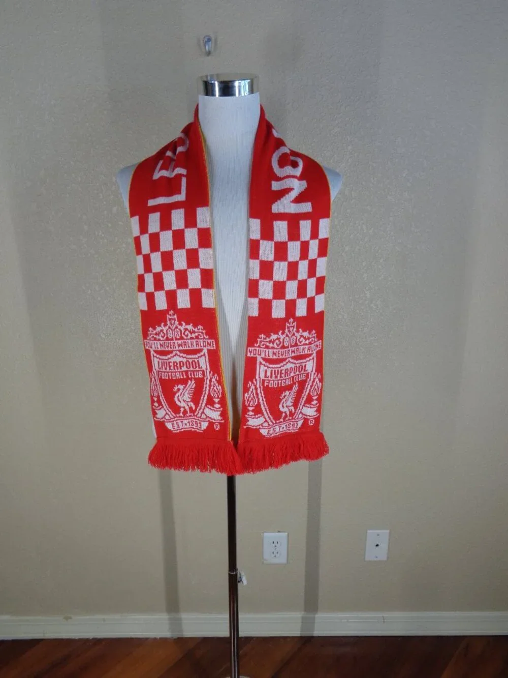 LIVERPOOL SCARF LFC BOSTON LIVERPOOL
